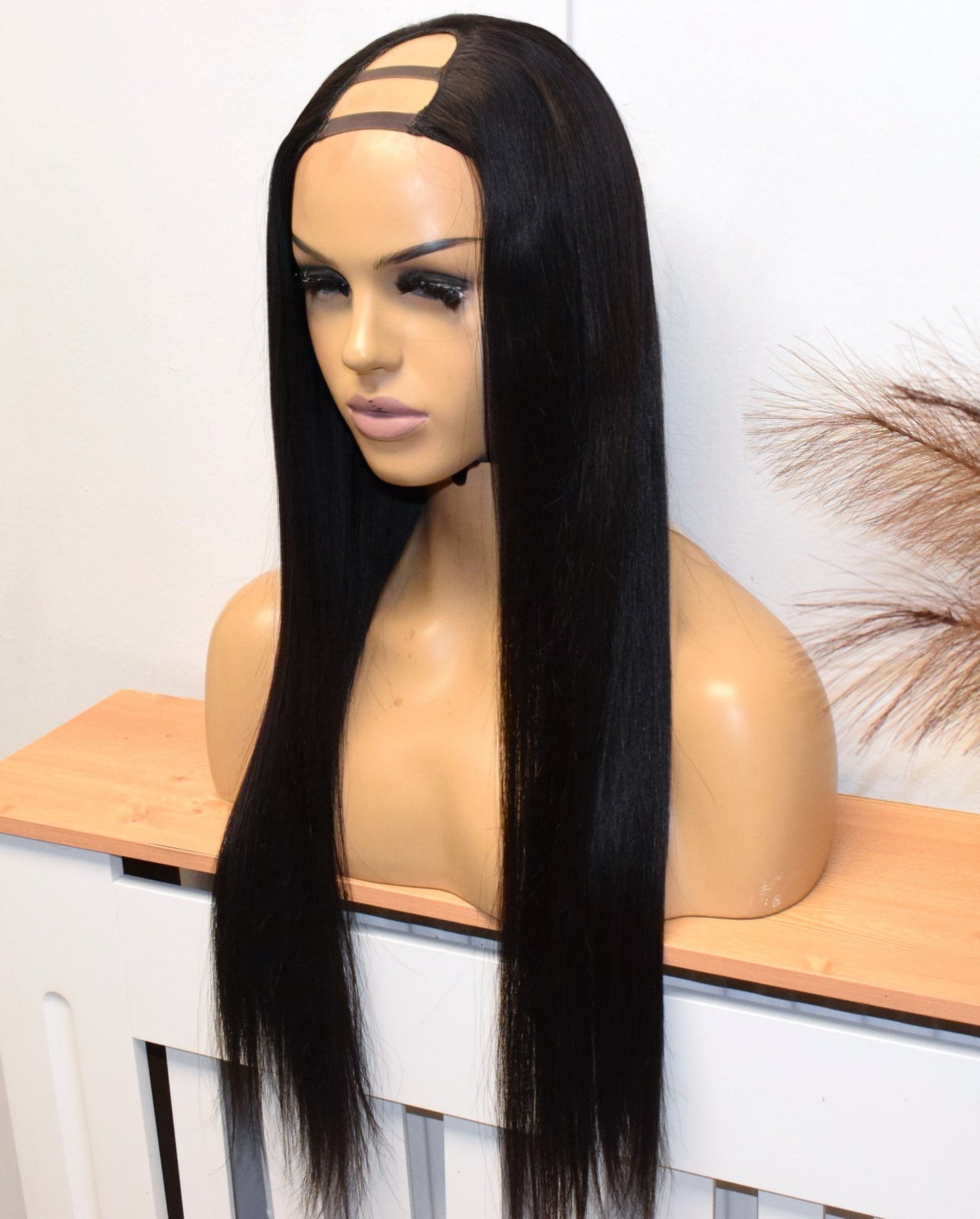 U-Part Wigs (Blended hair)