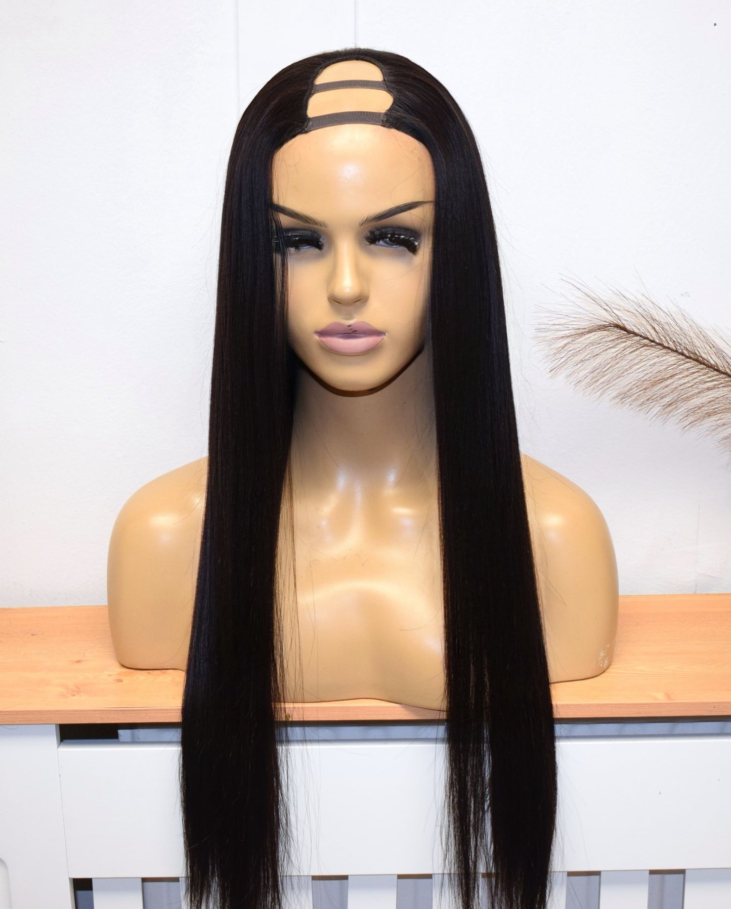 U-Part Wigs (Blended hair)